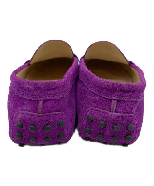 TOD'S（トッズ）TOD'S (トッズ) ドライビングシューズ　フラットシューズ　イタリア製 パープル サイズ:37の古着・服飾アイテム