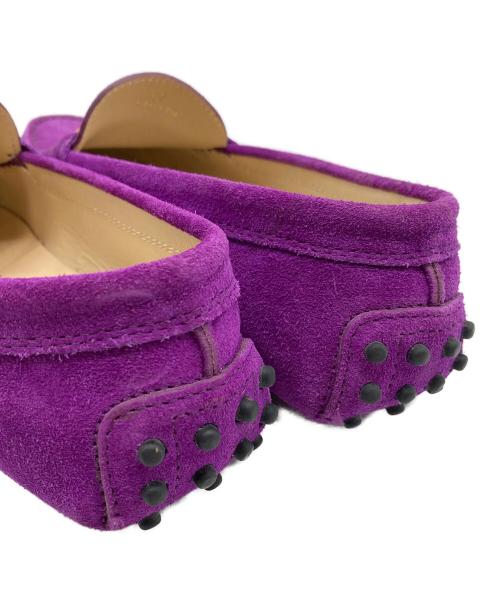 TOD'S（トッズ）TOD'S (トッズ) ドライビングシューズ　フラットシューズ　イタリア製 パープル サイズ:37の古着・服飾アイテム