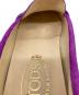 中古・古着 TOD'S (トッズ) ドライビングシューズ　フラットシューズ　イタリア製 パープル サイズ:37：5000円