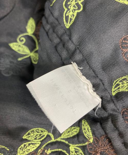 HaaT（ハート）HaaT (ハート) 刺繍ジャケット　アウター　ライトアウター　インド製 ブラック サイズ:2	の古着・服飾アイテム