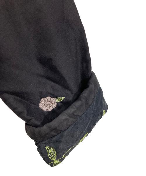 HaaT（ハート）HaaT (ハート) 刺繍ジャケット　アウター　ライトアウター　インド製 ブラック サイズ:2	の古着・服飾アイテム