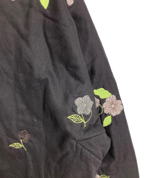 HaaT（ハート）HaaT (ハート) 刺繍ジャケット　アウター　ライトアウター　インド製 ブラック サイズ:2	の古着・服飾アイテム