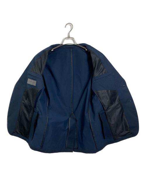 UNITED ARROWS（ユナイテッドアローズ）UNITED ARROWS (ユナイテッドアローズ) ダブルクロス 2B セットアップ　ダブルクロス 2B シングルジャケット・ダブルクロス ノープリーツパンツ COZY ネイビー サイズ:Lの古着・服飾アイテム