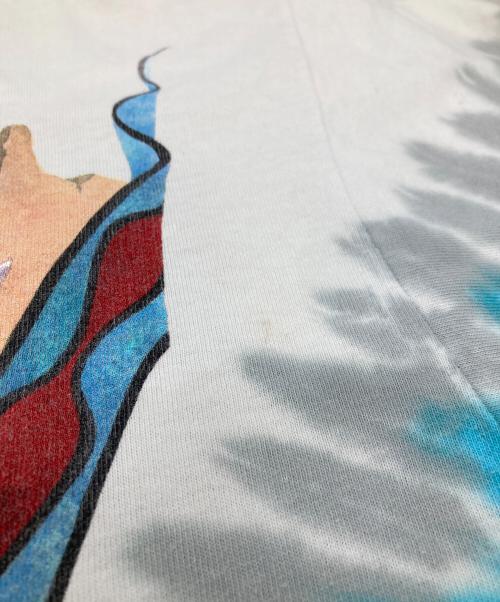LIQUID BLUE（リキッドブルー）LIQUID BLUE (リキッドブルー) 【古着】ヴィンテージタイダイTシャツ　90s コピーライト90年代 ホワイト サイズ:Lの古着・服飾アイテム