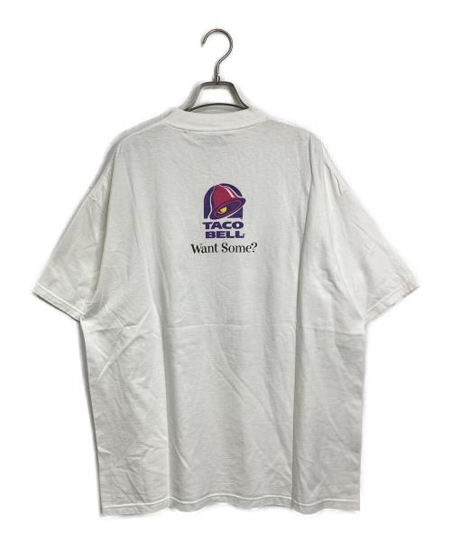 LEE（リー）LEE (リー) ヴィンテージTシャツ　90s USA製 TACO BELL コピーライト有 ホワイト サイズ:XLの古着・服飾アイテム