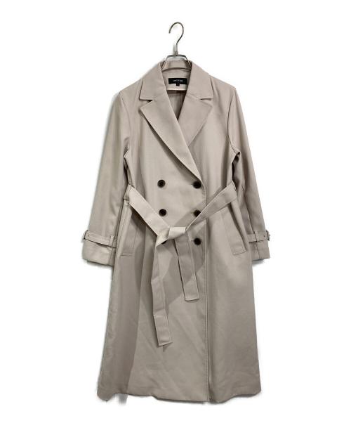 UNTITLED（アンタイトル）UNTITLED (アンタイトル) バックサテントレンチコート　アウター　ライトアウター ベージュ サイズ:1の古着・服飾アイテム