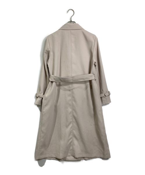 UNTITLED（アンタイトル）UNTITLED (アンタイトル) バックサテントレンチコート　アウター　ライトアウター ベージュ サイズ:1の古着・服飾アイテム