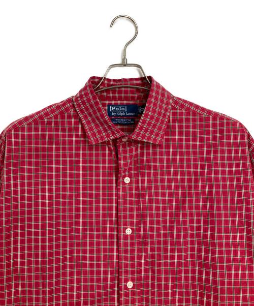 POLO RALPH LAUREN（ポロ・ラルフローレン）POLO RALPH LAUREN (ポロ・ラルフローレン) 【古着】westerton チェックシャツ　コットンシャツ レッド サイズ:XLの古着・服飾アイテム