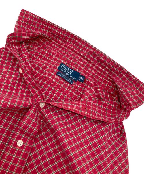 POLO RALPH LAUREN（ポロ・ラルフローレン）POLO RALPH LAUREN (ポロ・ラルフローレン) 【古着】westerton チェックシャツ　コットンシャツ レッド サイズ:XLの古着・服飾アイテム