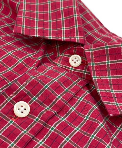 POLO RALPH LAUREN（ポロ・ラルフローレン）POLO RALPH LAUREN (ポロ・ラルフローレン) 【古着】westerton チェックシャツ　コットンシャツ レッド サイズ:XLの古着・服飾アイテム