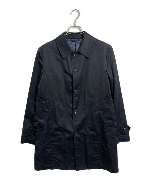 COMME des GARCONS HOMME（コムデギャルソン オム）COMME des GARCONS HOMME (コムデギャルソン オム) VALSTAR  製品染 ステンカラーコート　AD2013 ブラック サイズ:XSの古着・服飾アイテム