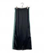 adidasアディダス）の古着「サテンOG TRACK PANTS」｜ブラック×グリーン