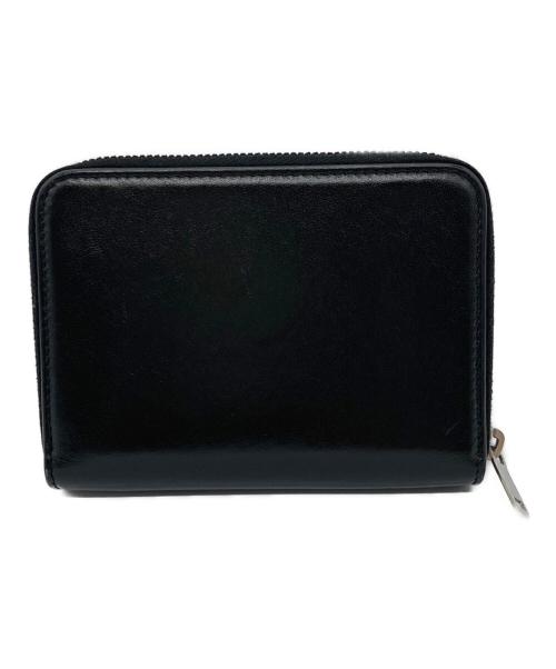 Saint Laurent Paris（サンローランパリ）Saint Laurent Paris (サンローランパリ) ハートスタッズ二つ折り財布 ブラック サイズ:実寸参照の古着・服飾アイテム