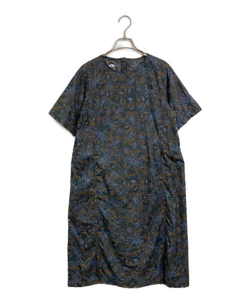 THE NORTH FACE（ザ ノース フェイス）THE NORTH FACE (ザ ノース フェイス) カルカワンピース　花柄　 オリーブ サイズ:Lの古着・服飾アイテム