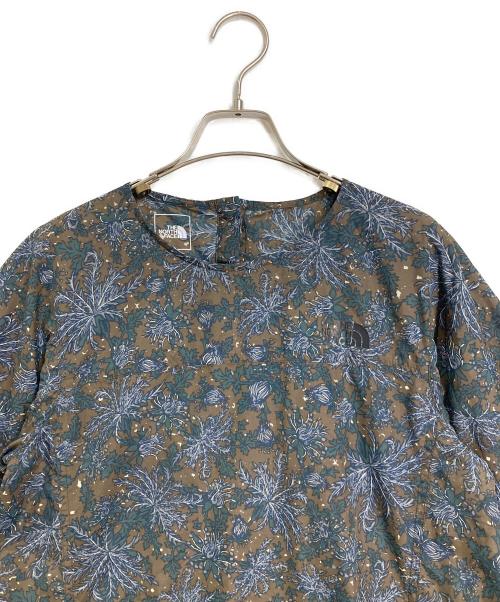 THE NORTH FACE（ザ ノース フェイス）THE NORTH FACE (ザ ノース フェイス) カルカワンピース　花柄　 オリーブ サイズ:Lの古着・服飾アイテム