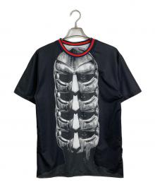 FOR THE HOMIES（フォー ザ ホーミーズ）の古着「リバーシブルプリントTシャツ」｜ブラック