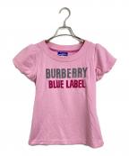 BURBERRYバーバリー）の古着「ロゴTシャツ」｜ピンク