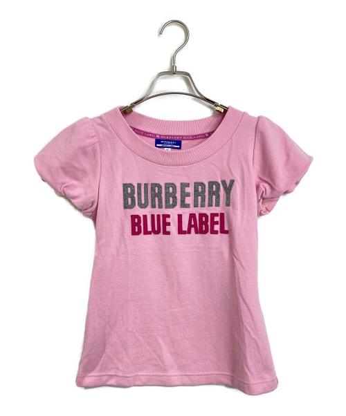 BURBERRY（バーバリー）BURBERRY (バーバリー) ロゴTシャツ ピンク サイズ:38（SーM）の古着・服飾アイテム