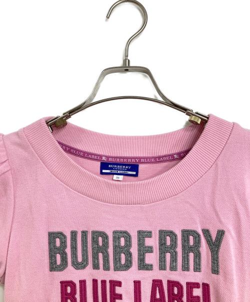 BURBERRY（バーバリー）BURBERRY (バーバリー) ロゴTシャツ ピンク サイズ:38（SーM）の古着・服飾アイテム