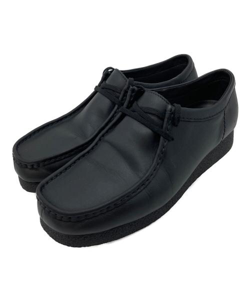 CLARKS（クラークス）CLARKS (クラークス) WallabeeEVO WP レザーシューズ ブラック サイズ:US10の古着・服飾アイテム