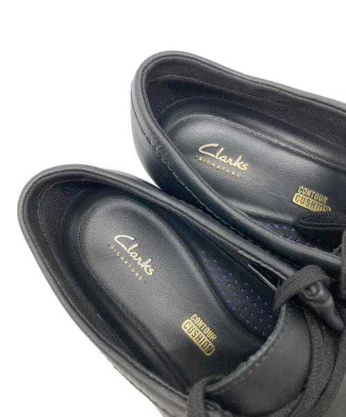 CLARKS（クラークス）CLARKS (クラークス) WallabeeEVO WP レザーシューズ ブラック サイズ:US10の古着・服飾アイテム