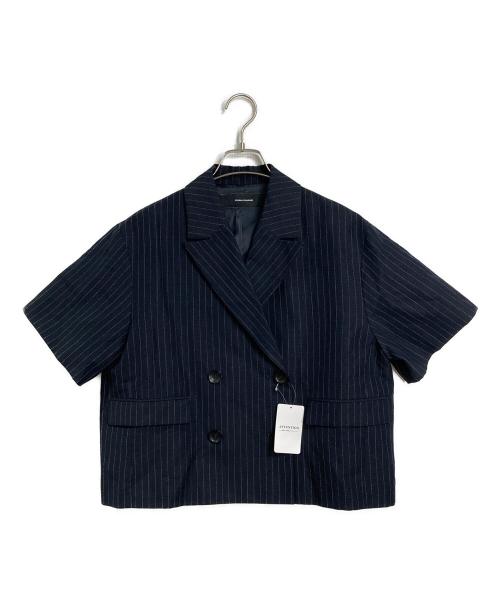 JOURNAL STANDARD（ジャーナルスタンダード）JOURNAL STANDARD (ジャーナルスタンダード) ショートハーフスリーブジャケット ネイビー サイズ:FREE 未使用品の古着・服飾アイテム