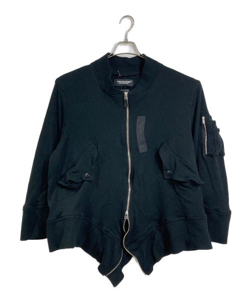 UNDERCOVER（アンダーカバー）UNDERCOVER (アンダーカバー) コットンラングィッドMA-1ジャケット　日本製 ブラック サイズ:3の古着・服飾アイテム