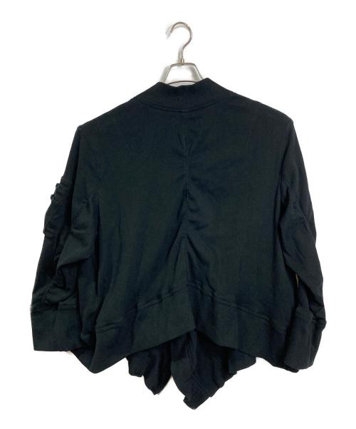UNDERCOVER（アンダーカバー）UNDERCOVER (アンダーカバー) コットンラングィッドMA-1ジャケット　日本製 ブラック サイズ:3の古着・服飾アイテム