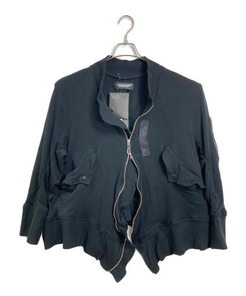 UNDERCOVER（アンダーカバー）UNDERCOVER (アンダーカバー) コットンラングィッドMA-1ジャケット　日本製 ブラック サイズ:3の古着・服飾アイテム