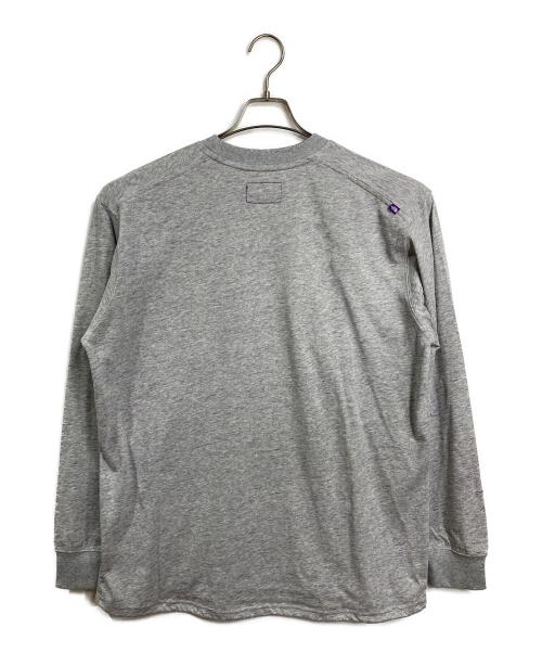 THE NORTHFACE PURPLELABEL（ザ・ノースフェイス パープルレーベル）THE NORTHFACE PURPLELABEL (ザ・ノースフェイス パープルレーベル) Field Long Sleeve Tee  フィールドロングスリーブティー　 ロンT グレー サイズ:L 未使用品の古着・服飾アイテム