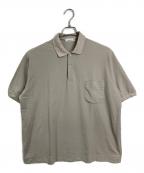 nanamicaナナミカ）の古着「H/S Polo Shirt ポロシャツ　半袖シャツ　日本製」｜ベージュ