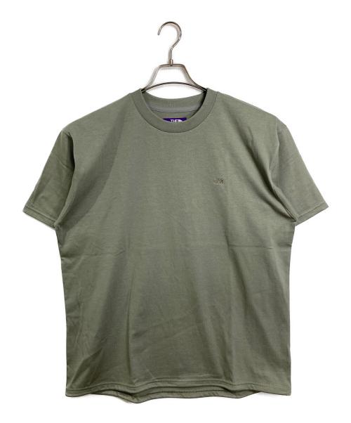 THE NORTHFACE PURPLELABEL（ザ・ノースフェイス パープルレーベル）THE NORTHFACE PURPLELABEL (ザ・ノースフェイス パープルレーベル) Field Tee フィールドT 半袖カットソー　Tシャツ　Tee  スポーツ　アウトドア グリーン サイズ:L 未使用品の古着・服飾アイテム