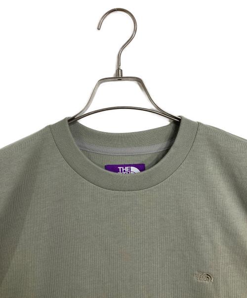 THE NORTHFACE PURPLELABEL（ザ・ノースフェイス パープルレーベル）THE NORTHFACE PURPLELABEL (ザ・ノースフェイス パープルレーベル) Field Tee フィールドT 半袖カットソー　Tシャツ　Tee  スポーツ　アウトドア グリーン サイズ:L 未使用品の古着・服飾アイテム