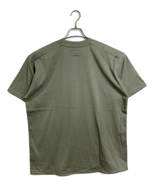 THE NORTHFACE PURPLELABEL（ザ・ノースフェイス パープルレーベル）THE NORTHFACE PURPLELABEL (ザ・ノースフェイス パープルレーベル) Field Tee フィールドT 半袖カットソー　Tシャツ　Tee  スポーツ　アウトドア グリーン サイズ:L 未使用品の古着・服飾アイテム