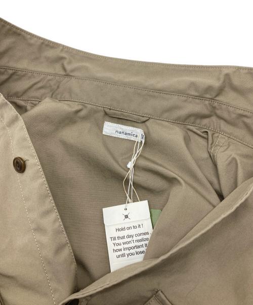 nanamica（ナナミカ）nanamica (ナナミカ) UtilityLightWindShirt  ユーティリティライトウィンドシャツ  長袖シャツ　 ベージュ サイズ:M 未使用品の古着・服飾アイテム