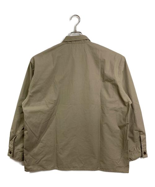 nanamica（ナナミカ）nanamica (ナナミカ) UtilityLightWindShirt  ユーティリティライトウィンドシャツ  長袖シャツ　 ベージュ サイズ:M 未使用品の古着・服飾アイテム