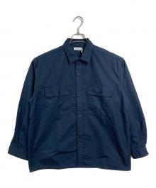 nanamica（ナナミカ）の古着「Utility Light Wind Shirt　ユーティリティライトウィンドシャツ　長袖シャツ」｜ネイビー