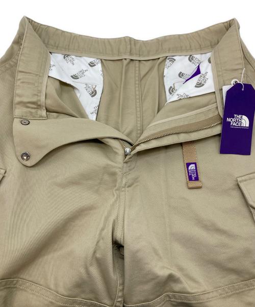 THE NORTHFACE PURPLELABEL（ザ・ノースフェイス パープルレーベル）THE NORTHFACE PURPLELABEL (ザ・ノースフェイス パープルレーベル) Stretch Twill Cargo Shorts  ストレッチツイルカーゴショーツ  スポーツ　アウトドア ベージュ サイズ:32 未使用品の古着・服飾アイテム
