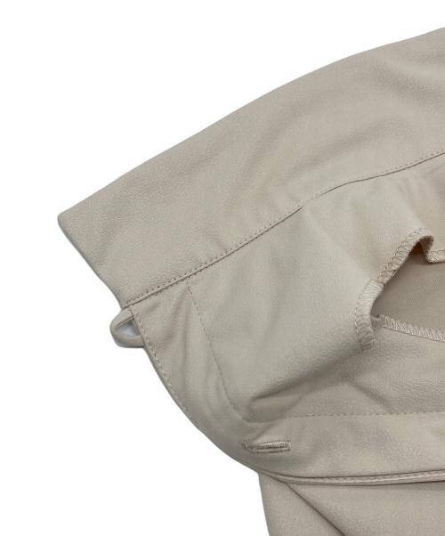 L'Or（ロル）L'Or (ロル) Asymmetry Collar Shirt L'AUBE BLANC  アシンメトリーカラーシャツローブブラン ベージュ サイズ:FREEの古着・服飾アイテム