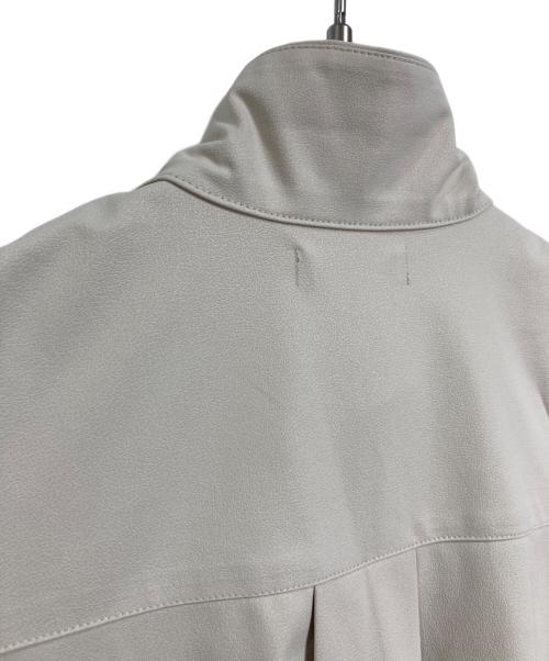 L'Or（ロル）L'Or (ロル) Asymmetry Collar Shirt L'AUBE BLANC  アシンメトリーカラーシャツローブブラン ベージュ サイズ:FREEの古着・服飾アイテム