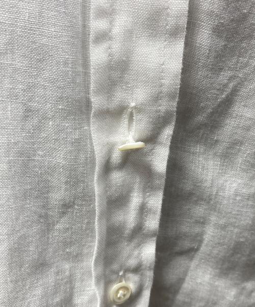 BRILL（ブリル）BRILL (ブリル) リネンスキッパーシャツ　長袖シャツ　麻　日本製 ホワイト サイズ:FREEの古着・服飾アイテム