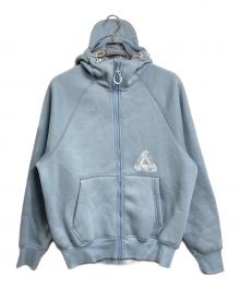 PALACE（パレス）の古着「THERMAL BONDED CAP HOOD フードパーカー」｜スカイブルー