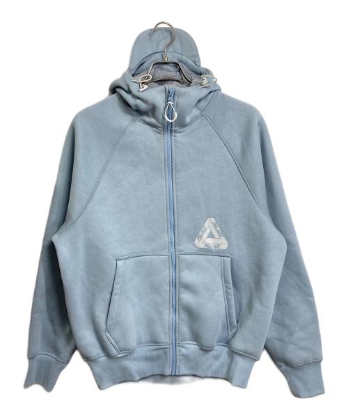 PALACE（パレス）PALACE (パレス) THERMAL BONDED CAP HOOD フードパーカー スカイブルー サイズ:Mの古着・服飾アイテム