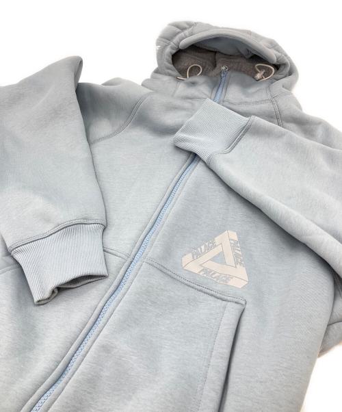 PALACE（パレス）PALACE (パレス) THERMAL BONDED CAP HOOD フードパーカー スカイブルー サイズ:Mの古着・服飾アイテム