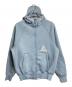 PALACE（パレス）の古着「THERMAL BONDED CAP HOOD フードパーカー」｜スカイブルー