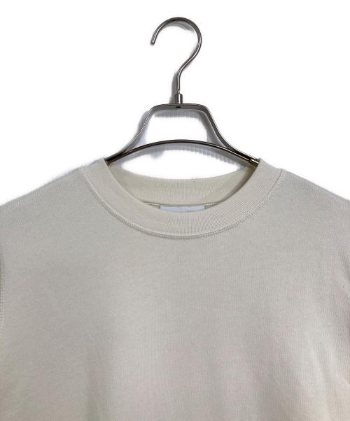 GANNI（ガニー）GANNI (ガニー) puff sleeve sweatshirt  パフスリーブスウェットシャツ  スウェット　裏起毛 ホワイト サイズ:XSの古着・服飾アイテム