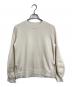 GANNI（ガニー）の古着「puff sleeve sweatshirt  パフスリーブスウェットシャツ  スウェット　裏起毛」｜ホワイト
