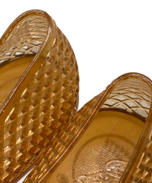 ANCIENT GREEK SANDALS（エンシェント・グリーク・サンダルズ）ANCIENT GREEK SANDALS (エンシェント・グリーク・サンダルズ) IENA (イエナ) フラットサンダル　フラットシューズ　フラットパンプス オレンジ サイズ:36の古着・服飾アイテム