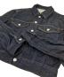 中古・古着 moussy (マウジー) TENCEL(TM) DENIM SHORT ジャケット　26SS インディゴ サイズ:FREE：7000円