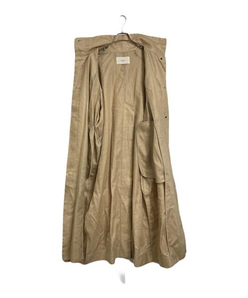 TODAYFUL（トゥデイフル）TODAYFUL (トゥデイフル) リネントレンチコート　ラグランコート　SS ベージュ サイズ:36の古着・服飾アイテム